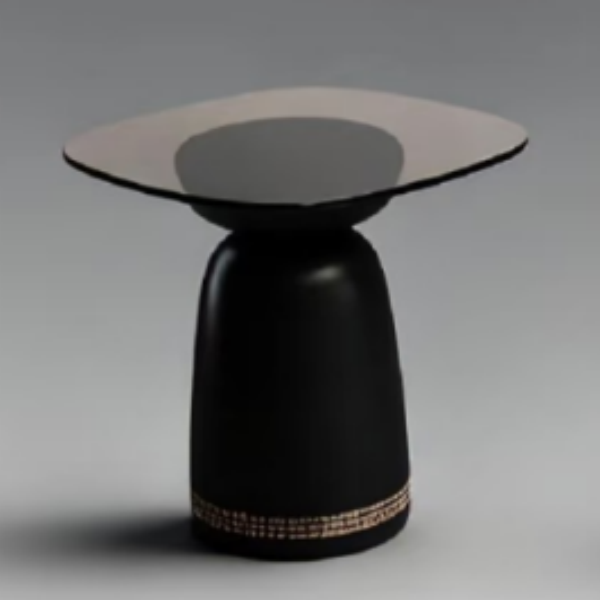 Custom-designed Modern Fiberglass Coffee Table, Suitable for Indoor and Outdoor Living Rooms, Durable and Easy to Clean.