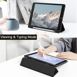 Trifold Stand Clear Hard Back Shell Antichoc Smart Tablet Cover Case <span class=keywords><strong>pour</strong></span> <span class=keywords><strong>iPad</strong></span> 9.7 pouces 6th 5th Generation 2018 2017 - Product Image 3