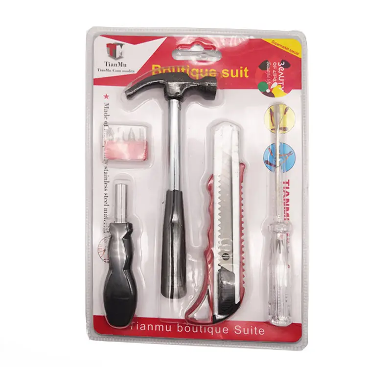 Kit d'outils pour le travail du bois, ensemble multifonctionnel portable durable, couteau utilitaire, tournevis ruban, main élagueur, 6 ou 8 pièces