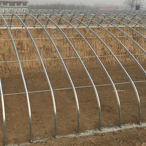 Lớn thép Skeleton nhà kính cho nông nghiệp năng lượng mặt trời khô Polycarbonate khô ống tròn nhà kính - Product Image 6