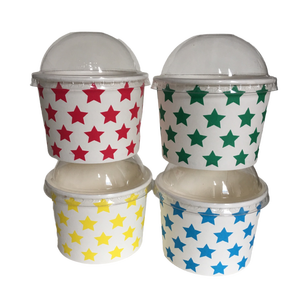 5 oz Eco Friendly <b>Disposable</b> Ice Cream Packaging Ice Cream Container Tubs With Lid Paper Ice Cream <b>Cup</b> - Product Image 6
