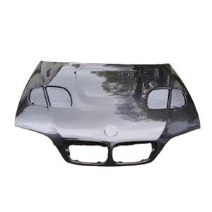 <b>For</b> BMW E46 4door Post GTR Engine Hood with Perforations CF Material <b>for</b> BMW E46 4door Post GTR Engine Hood with Perforations - Product Image 2