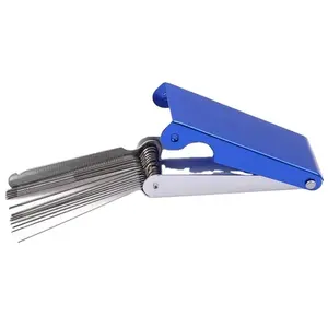 Blue And Silver Guitar Upper Pillow Grooves Polishing File Cutting Torch Cutting Mouth Aluminum Box Through Needle