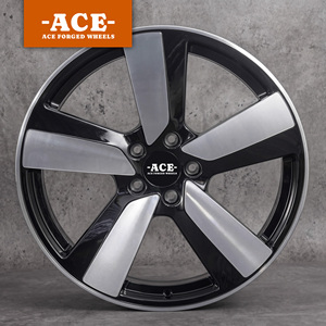 Jantes sportives en alliage d'aluminium forgées pour Porsche Cayenne, 21 et 22 pouces, <span class=keywords><strong>5</strong></span> <span class=keywords><strong>x</strong></span> 130, noir canon de fusil satiné, vente en gros - Product Image 1