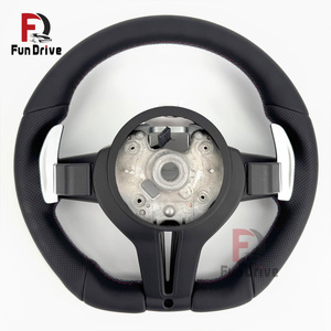 Volante in Pelle e Fibra di Carbonio Serie F M Sport per <span class=keywords><strong>BMW</strong></span> <span class=keywords><strong>F30</strong></span> 340i F10 535i F32 <span class=keywords><strong>F20</strong></span> F36 F22 M4 F82 X5 F15 F80 M3 F11 F31 F01 - Product Image 2