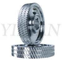 140*30*35mm Suku Cadang Mesin Pertukangan Roda Baja Roller Penggerak Baja untuk Mesin CNC Mesin Pemotong Empat Sisi