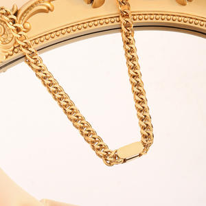 Tendencia <span class=keywords><strong>2025</strong></span> collar de acero inoxidable pulsera mujer conjunto de joyería nupcial India para boda - Product Image 4