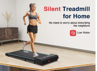 Tapis de marche ultra-plat sous le bureau, moteur silencieux sans balais, équipement de fitness à domicile avec télécommande, usage commercial