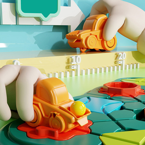 Casse-tête pour enfants unisexe, jeu éducatif, entraînement logique, construction de blocs routiers - Product Image 4
