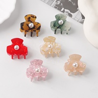 Pince à cheveux requin style doux, mini perle, best-seller, vente en gros d'usine, logo personnalisé, accessoire pour chignons et coiffures pour femmes