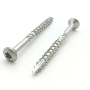 Torx And Square Drive Stainless Steel High Quality Flat Head Type 17 Chipboard Screws