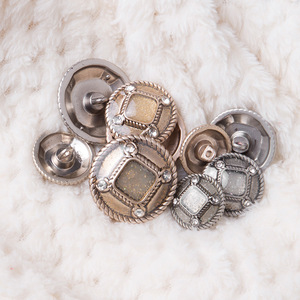 Cổ điển men mạ kim loại cổ điển <span class=keywords><strong>Shank</strong></span> hợp kim nút cho hàng may mặc - Product Image 2