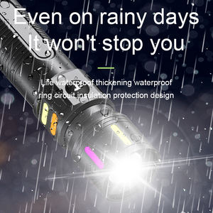 Nouveau Mini Portable Super lumineux haute Lumens Linterna <span class=keywords><strong>lanterne</strong></span> étanche Rechargeable blanc Led torche lumière lampe de poche tactique - Product Image 5