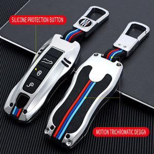 รถ Key Case สำหรับ Porsche Cayenne 958 911 <span class=keywords><strong>Lepin</strong></span> 996 Macan Panamera 997 944 924 987 987 Gt3 Cayman 987 Auto ผู้ถือ Shell Cover - Product Image 6