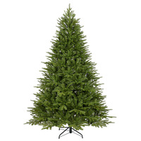 Sapin de Noël Artificiel Classique Vert en PVC, Forme Pleine, Durable, de 30 cm à 300 cm, pour Intérieur, Maison, Fête, Vente en Gros