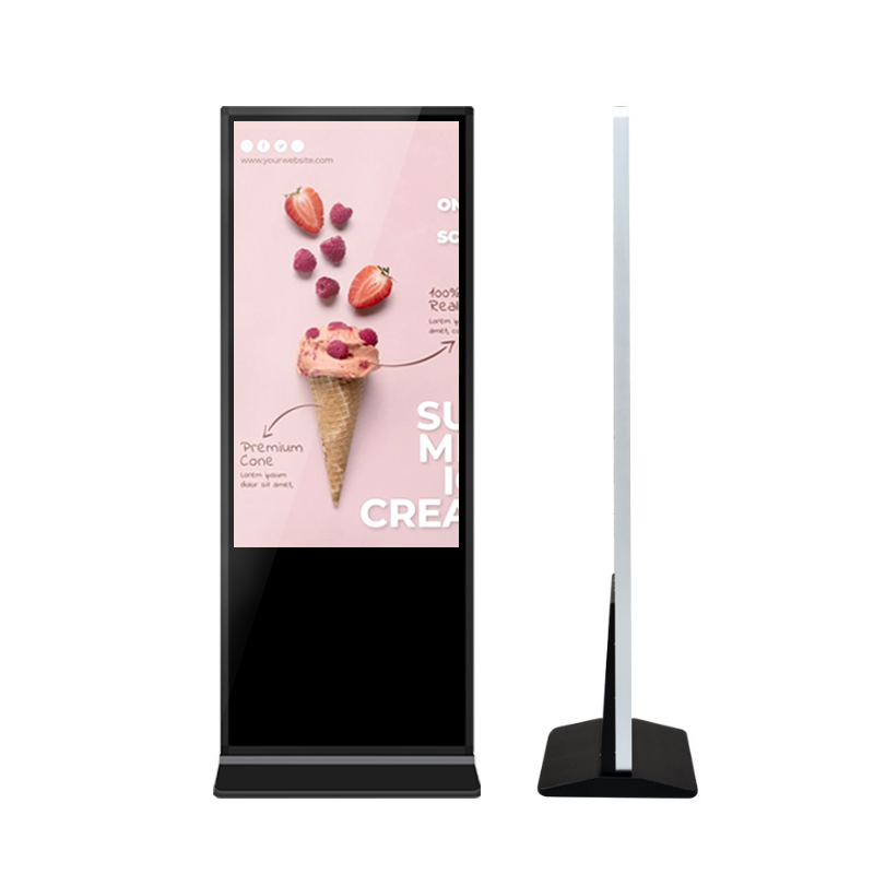 Screen Digital Signage Indoor Vertical Lcd Display Screens Advertising Usb Flash Drive Lcd Digital Signage Double Sided For Hotel.