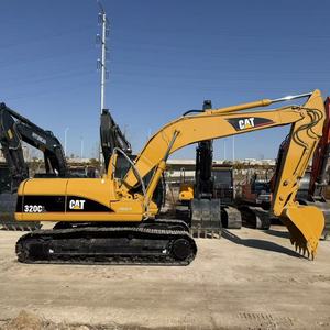 Excavatrice CAT 320C d'occasion, état d'origine, faible nombre d'heures de fonctionnement, bonnes performances - Product Image 2