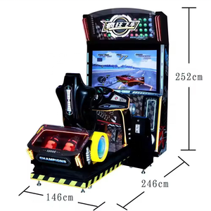 Máquina de Juego Arcade de Carreras de Coches Metálica Operada con Monedas, Venta al por Mayor de Fábrica, con 1 Año de Garantía <span class=keywords><strong>para</strong></span> Centros de Arcade - Product Image 2