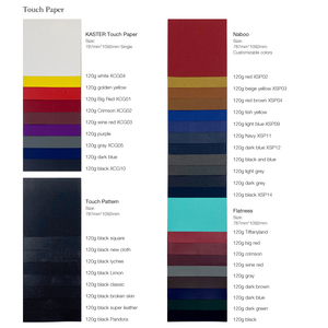 Nhà cung cấp cuốn Sách bìa chất liệu không dệt ủng hộ với kim loại màu ngọc trai cho hộp bìa vv - Product Image 6