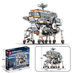 VERSION DYTNAMIQUE DE MACHINE DE MARCHE Série de <span class=keywords><strong>science</strong></span>-<span class=keywords><strong>fiction</strong></span> spatiale Jouet éducatif Blocs de construction pour garçons enfants adultes (1378 pièces) - Product Image 2