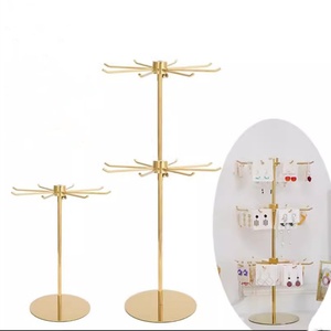 Modern stil Metal kravat standı takı dönen dönen dükkan için vitrin rafı - Product Image 1