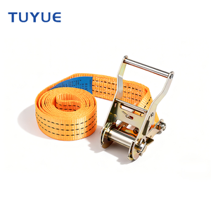 Cravate <span class=keywords><strong>à</strong></span> cliquet détachable Arrimage de la cargaison Conception anti-rayures <span class=keywords><strong>Sangle</strong></span> en acier polyester 2000kg Résistance <span class=keywords><strong>à</strong></span> la rupture pour fil de laboratoire - Product Image 5
