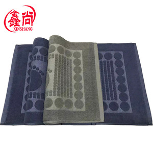 Tapis de bain rectangulaire antidérapant en coton 21 plis avec adhésif thermofusible Xinshang pour usage hôtelier - Product Image 4