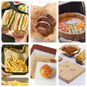 Private Customized <b>Wrapping</b> Dry Bread Deli Dry Waxed <b>Papers</b> Sheets Thickened Brown Kraft Sandwitch <b>Paper</b> - Product Image 6