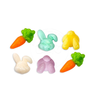 Fabricante de dulces, venta al por mayor, etiqueta privada personalizada, Halal, a granel, conejito de Pascua, dulces, gominolas - Product Image 3