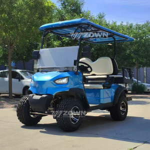 Carrito de Golf Eléctrico Premium de 4 Plazas, Batería de Litio de 72V, con Altavoces, Homologado para Circular por la Calle, para el Vecindario - Product Image 4