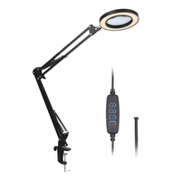 Lampe Loupe de Bureau à Clipser Moderne pour Salon de Beauté, 3 Modes d'Éclairage, Intensité Réglable, par l'Usine de Mobilier de Salon