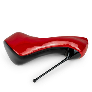 รองเท้าส้นสูงไซส์ใหญ่ 44 แบบสลิมพิเศษ หัวมน สำหรับผู้หญิง รองเท้าส้นเข็มสำหรับเต้นโพลแดนซ์ รองเท้าแตะแบบสวม - Product Image 5