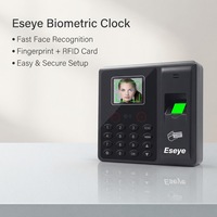 Máquina de Control de Acceso y Asistencia con Pantalla Táctil de 5 Pulgadas, Huella Dactilar, RFID, Reconocimiento Facial Dinámico, Terminal de Seguridad para Puertas