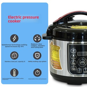 Nouveau cuiseur à pression électrique entièrement automatique de <span class=keywords><strong>5</strong></span> <span class=keywords><strong>litres</strong></span> pour les ménages de <span class=keywords><strong>4</strong></span> à <span class=keywords><strong>5</strong></span> personnes Capacité en acier inoxydable - Product Image 4