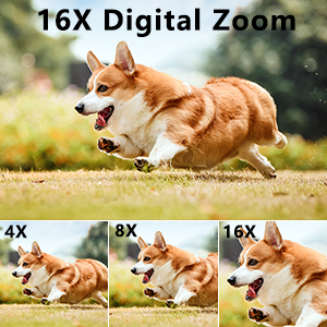 ชุดกล้องถ่ายรูปดิจิทัลพร้อมเซ็นเซอร์ CMOS บันทึกวิดีโอ HD 4K หน้าจอ 16x ขนาด 2"-3" แบตเตอรี่แบบชาร์จได้สำหรับการถ่ายภาพ - Product Image 4
