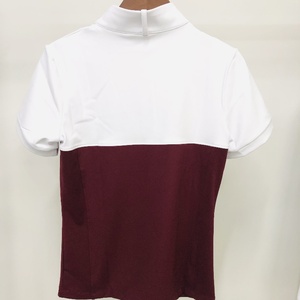 <strong>Short</strong> <strong>Sleeves</strong> Equestrian Color Blocking <strong>Base</strong> <strong>Layers</strong> for Summer Stretchy Equitation Clothing Horse Riding Tops T-Shirts Women - Product Image 6