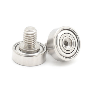 Roulements à billes à gorge profonde en acier inoxydable en gros M6 S696ZZ-C1L8M6 Filetage externe non standard avec joints 2RS Déport C3 - Product Image 5