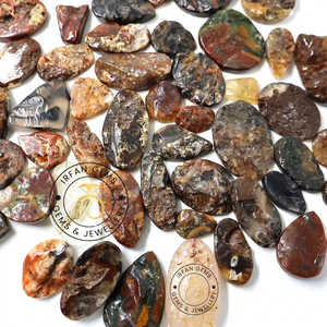 Lote de Cabujones de Ágata Druzy Turca 100% Natural de Alta Calidad, Precio al por Mayor, Hechos a Mano, para la Fabricación de Joyería de Cristal de Ágata Turca - Product Image 4