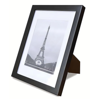Marco de Fotos de Madera Negra MDF de 6 Pulgadas, Impresión UV, para Mesa o Pared, Ideal para Bodas, Venta al Por Mayor de Fábrica
