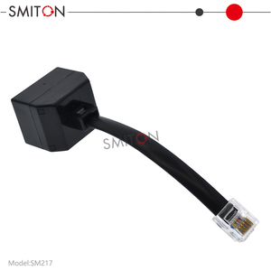 Adaptateur de ligne téléphonique RJ12 6P6C mâle vers 2 femelles, câble convertisseur bidirectionnel pour téléphone fixe et télécopieur, couleur ivoire/blanc/noir - Product Image 5