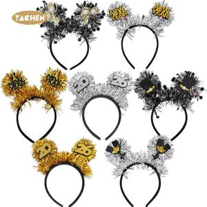 Yachen chúc mừng năm mới bên headbands <span class=keywords><strong>New</strong></span> Years Eve Nguồn cung cấp bên ủng hộ Tiara số lượng lớn ảnh gian hàng đạo cụ trang trí - Product Image 1