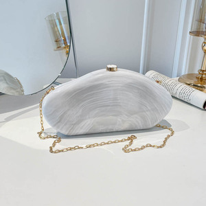 2026 New Luxury Women Evening Bag Chain Shoulder Messenger Bag Shell Clip Designer Handbag Fashion Purse Party <strong>Wedding</strong> <strong>Clutch</strong> - Product Image 3