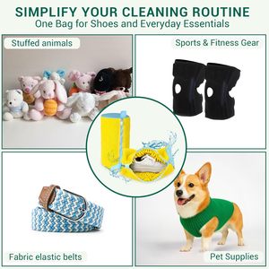 Multifunctionele Sneaker Wasmachine Diep Schone Schoenen Waszak Grote Capaciteit Opvouwbare C Herbruikbare Schoenwaszak - Product Image 6