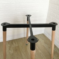 Fabricant Fournisseur Pieds de canapé en bois de remplacement Accessoires de meubles Pieds coniques en bois pour canapé