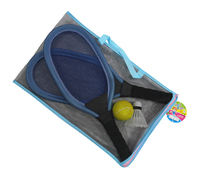 Set Raket Bulu Tangkis Tenis Anak-anak, Mainan Olahraga Ringan untuk Permainan Luar Ruangan