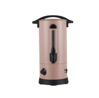 Urne à café électrique en acier inoxydable de qualité supérieure, durable, avec contrôle de température, anti-chauffe à sec, pour banquets et événements.