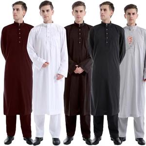 100% gesponnen polyester thobe voor heren, milieuvriendelijk & waterafstotend Arabisch textiel voor islamitische kleding - Product Image 3
