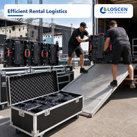 Écran LED portable pour location extérieure P3.91 pour concerts, festivals et tournées