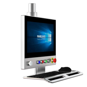 Высокая яркость компьютера Pcap все в одном настенное крепление промышленный сенсорный экран панель ПК с ЖК-сенсорным экраном - Product Image 4