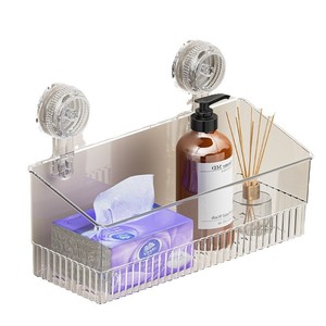 Étagère de rangement à ventouses rectangulaire murale pour salle de bain, durable, taille personnalisée - Product Image 3